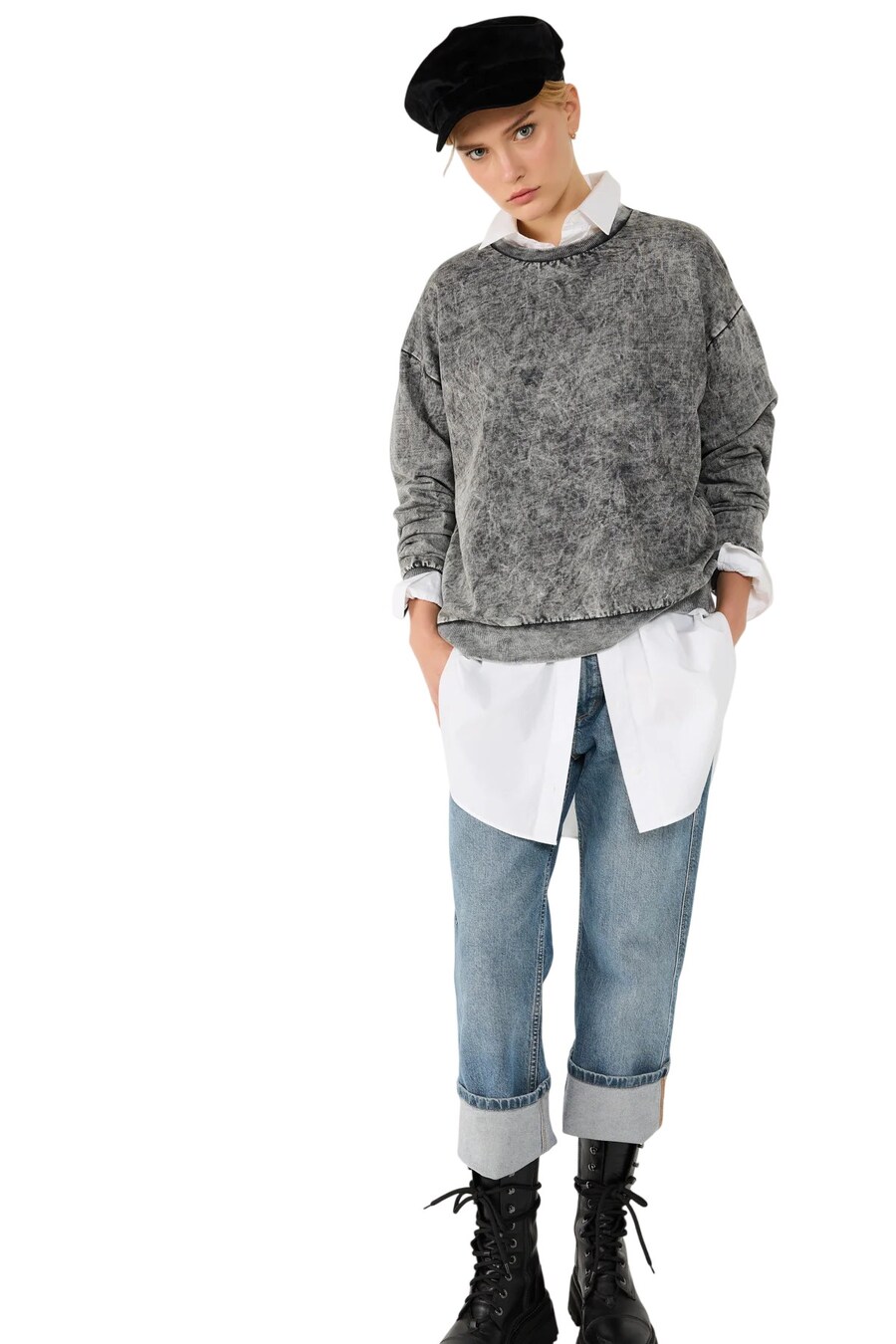 Свитер No Matter What, серый
Свитер No Matter What, серый