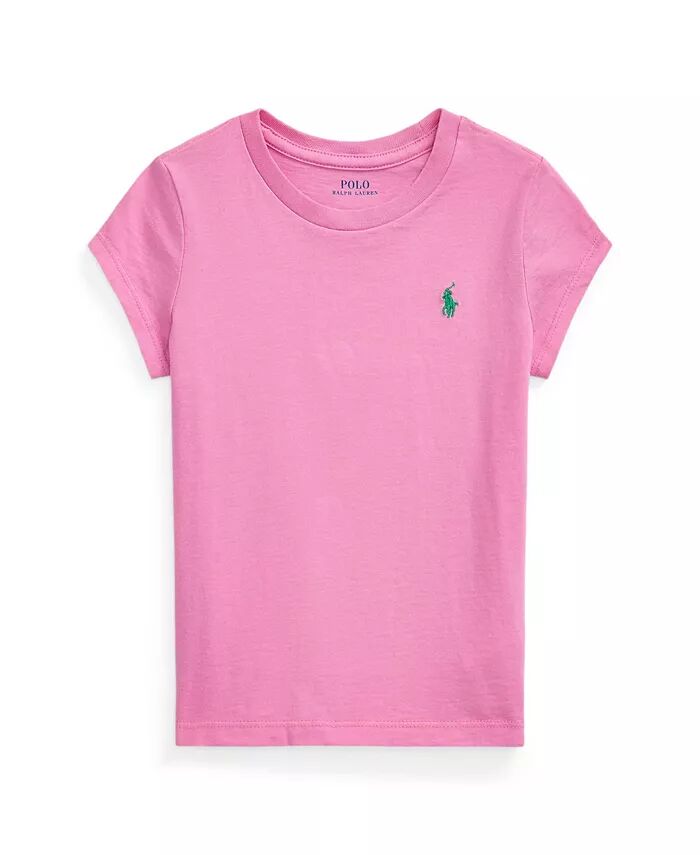 Футболка из хлопкового джерси для малышей и маленьких девочек Polo Ralph Lauren, розовый
Футболка из хлопкового джерси для малышей и маленьких девочек Polo Ralph Lauren, розовый