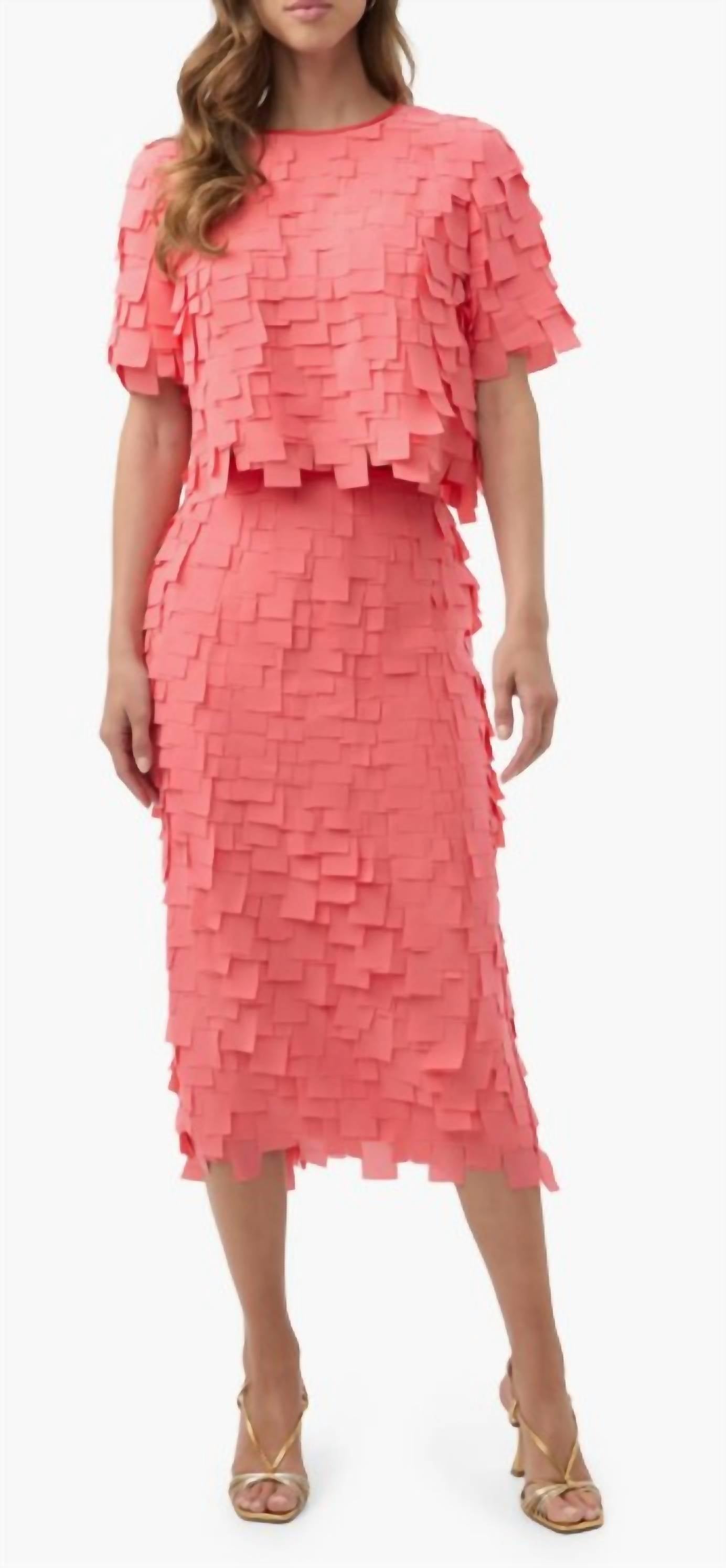 Юбка Dita персикового цвета Trina Turk
Юбка Dita персикового цвета Trina Turk