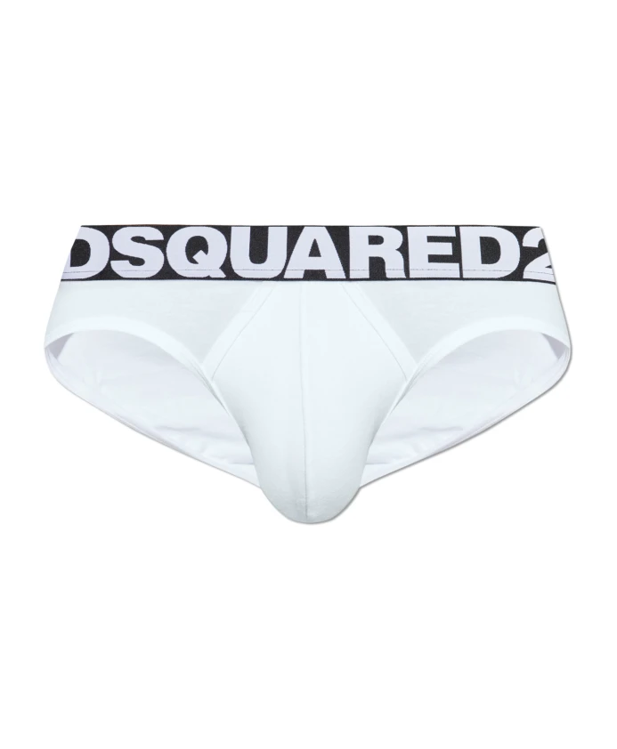 Хлопковые трусы с логотипом Dsquared2, белый
Хлопковые трусы с логотипом Dsquared2, белый