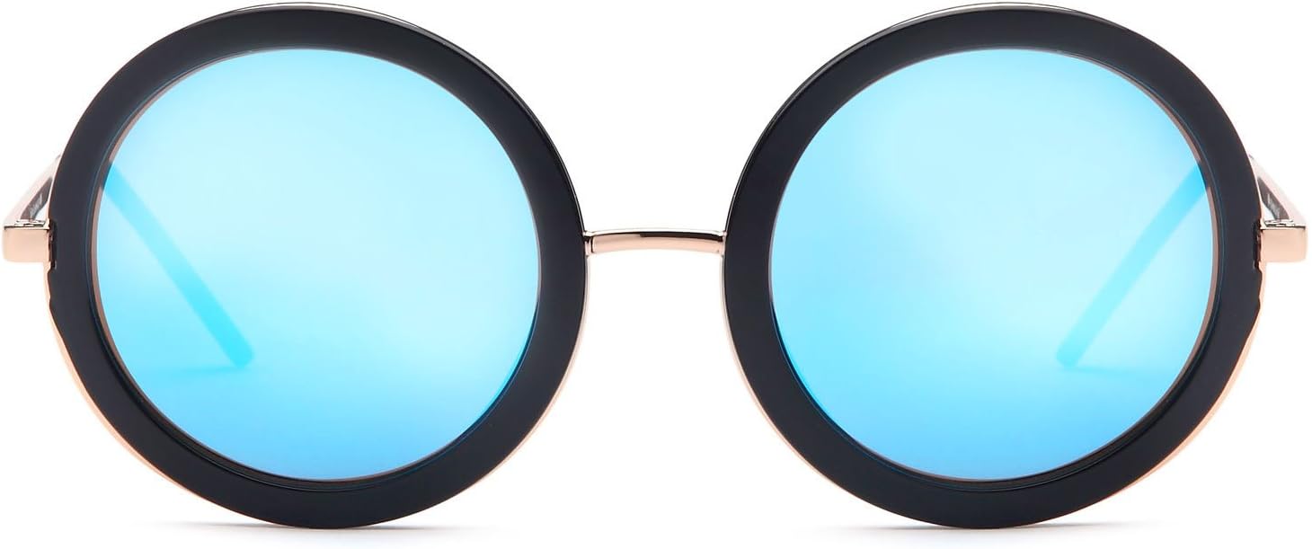 Женские круглые солнцезащитные очки CATWALK UV400 в форме «кошачий глаз» с модной оправой и возможностью установки линз с эффектом вспышки, Round - Mirror Blue Lens on Gold & Black Frame
Женские круглые солнцезащитные очки CATWALK UV400 в форме «кошачий глаз» с модной оправой и возможностью установки линз с эффектом вспышки, Round - Mirror Blue Lens on Gold & Black Frame