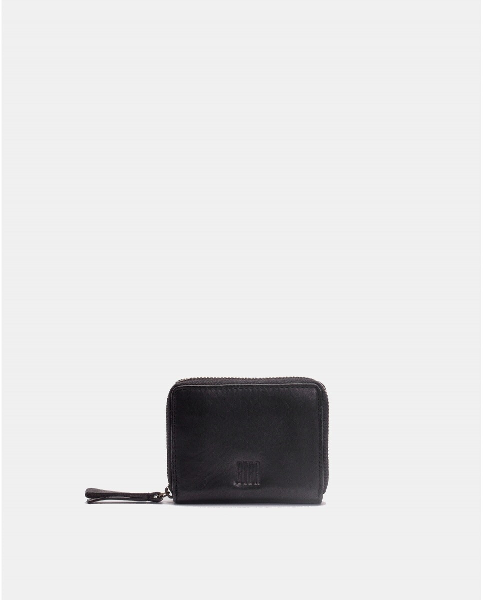 Женский черный кожаный кошелек Boston Biba, черный
Женский черный кожаный кошелек Boston Biba, черный