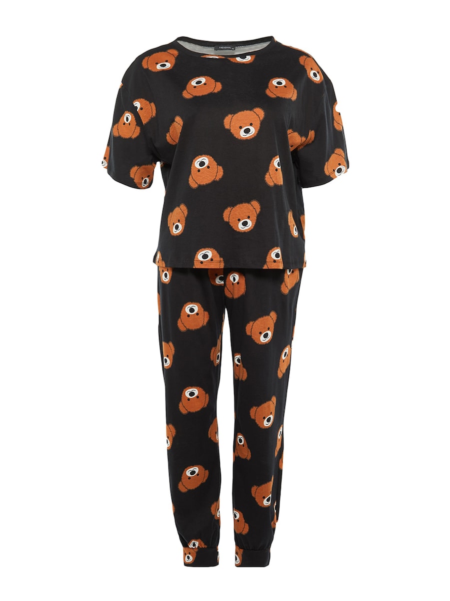 Пижама Trendyol Curve, антрацит
Пижама Trendyol Curve, антрацит