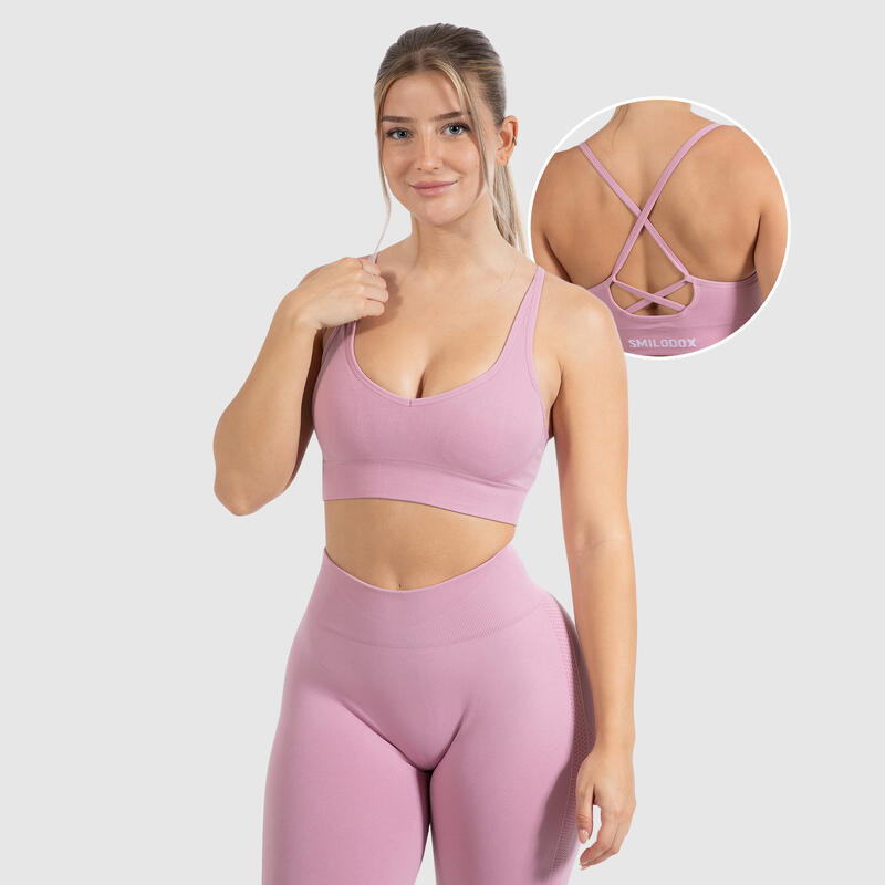 Спортивный бюстгальтер Smilodox, розовый
Спортивный бюстгальтер Smilodox, розовый