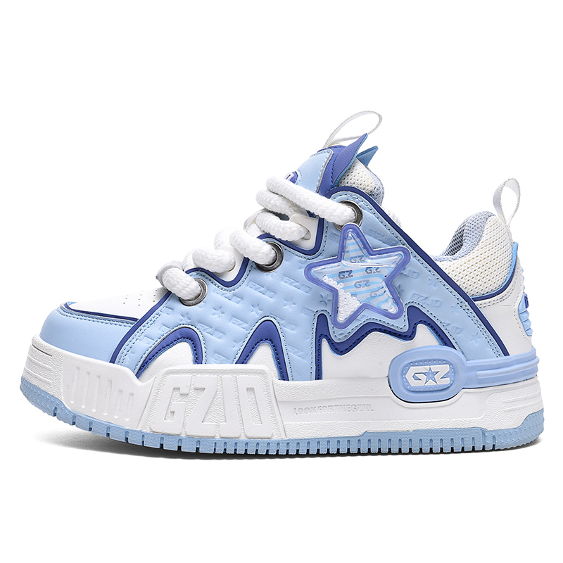 Cuzzi Антискользящие и износостойкие низкие кеды для скейтбординга с эффектом увеличения роста в стиле преппи, унисекс, ледниково-голубые (в стиле Мэнжентонг)
Cuzzi Антискользящие и износостойкие низкие кеды для скейтбординга с эффектом увеличения роста в стиле преппи, унисекс, ледниково-голубые (в стиле Мэнжентонг)