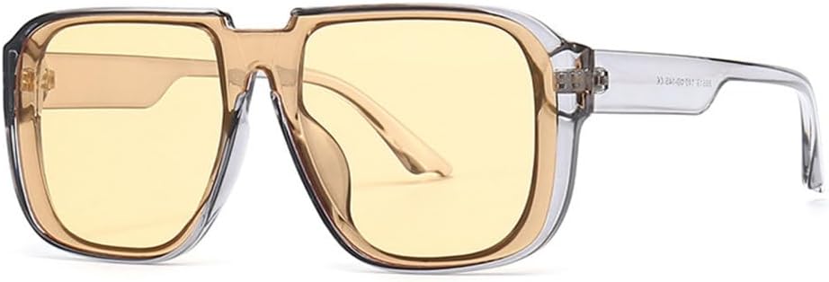 Ретро-солнцезащитные очки для мужчин 2027 года, квадратной формы, для женщин и мужчин, модные винтажные солнцезащитные очки с защитой от УФ-излучения UV400 MTZJH, Grey Yellow
Ретро-солнцезащитные очки для мужчин 2027 года, квадратной формы, для женщин и мужчин, модные винтажные солнцезащитные очки с защитой от УФ-излучения UV400 MTZJH, Grey Yellow