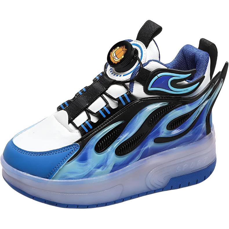 Легкие амортизирующие сбалансированные кроссовки средней высоты для активного отдыха для детей JIAFEIMAO, синий
Легкие амортизирующие сбалансированные кроссовки средней высоты для активного отдыха для детей JIAFEIMAO, синий