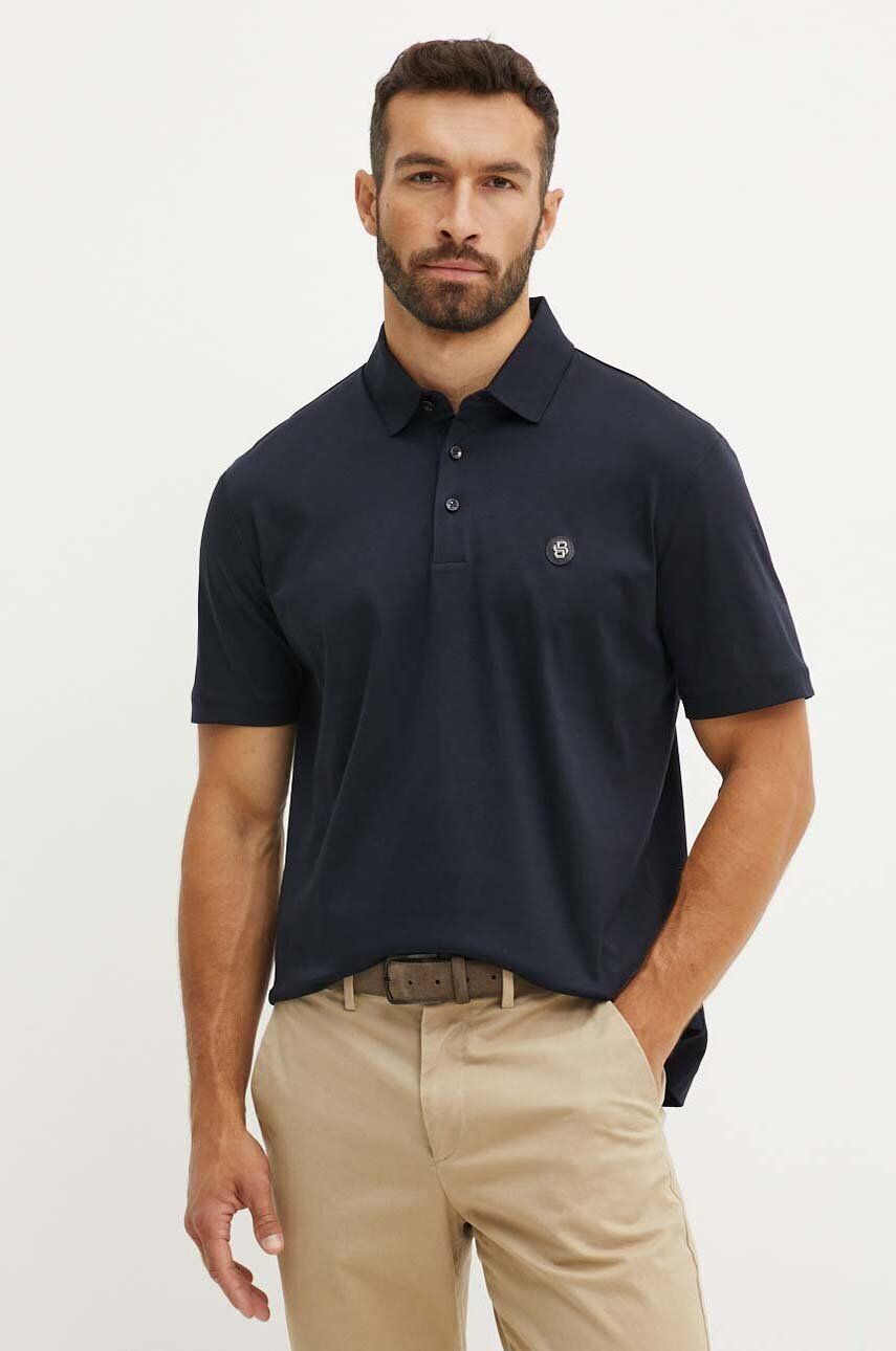 Рубашка-поло BOSS из хлопка, темно-синий
Рубашка-поло BOSS из хлопка, темно-синий