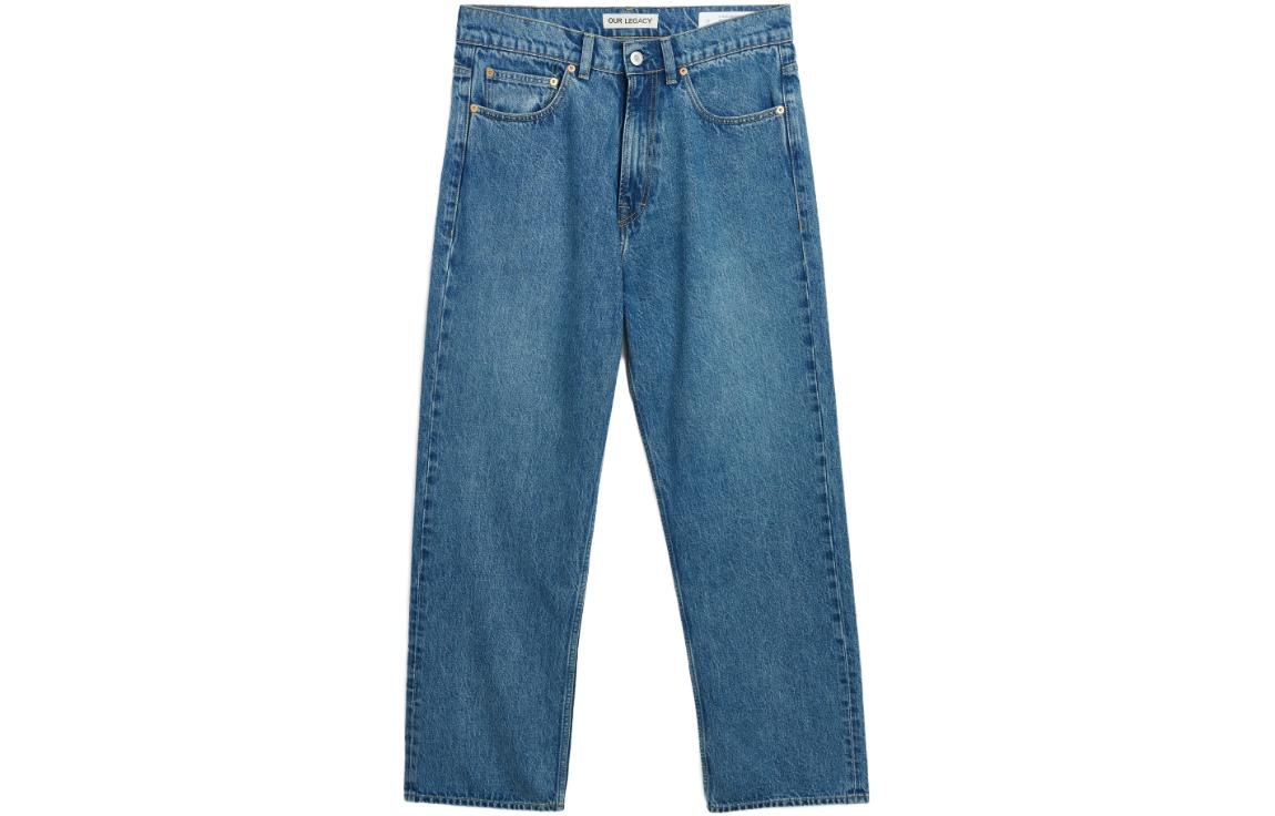 Джинсы Third Cut с пятью карманами Our Legacy, синий
Джинсы Third Cut с пятью карманами Our Legacy, синий