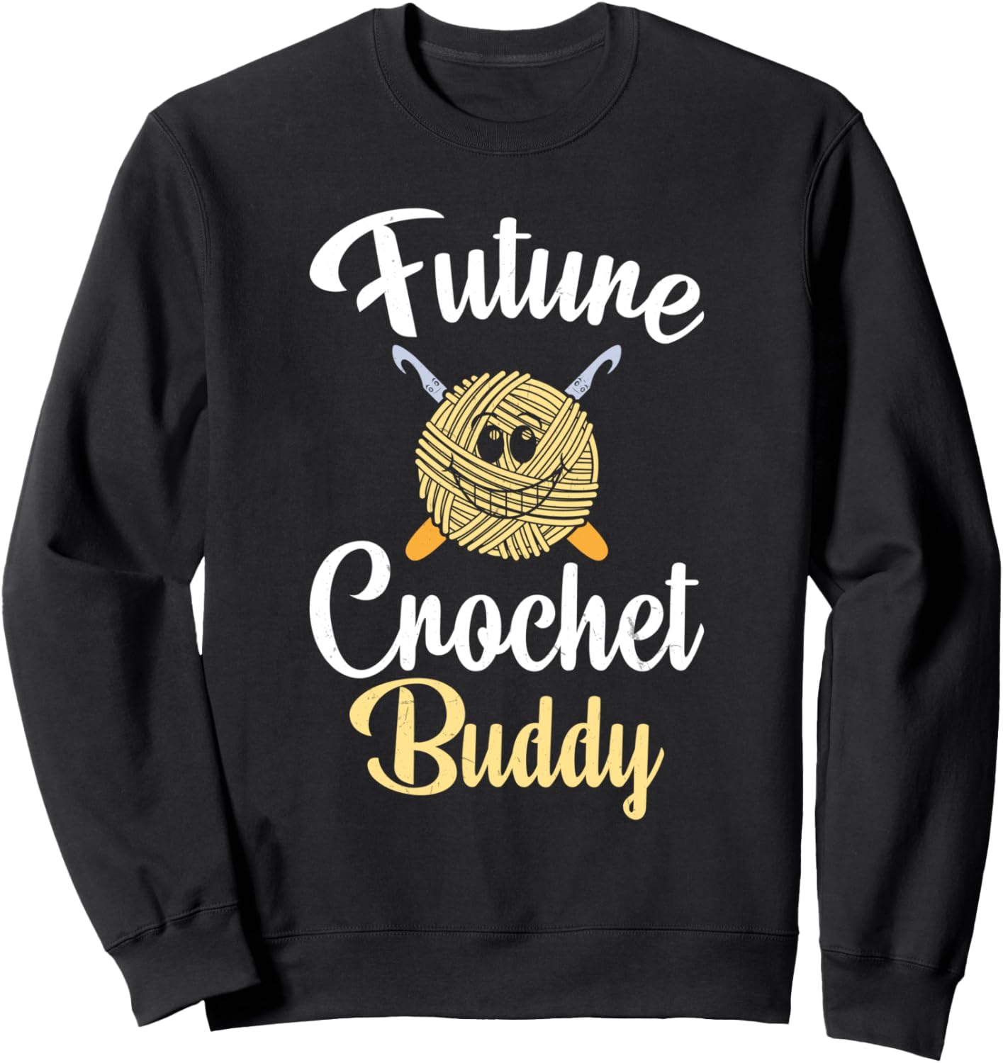 Вязаная толстовка «Будущий друг по вязанию крючком» Funny Crocheting Ideas, черный
Вязаная толстовка «Будущий друг по вязанию крючком» Funny Crocheting Ideas, черный