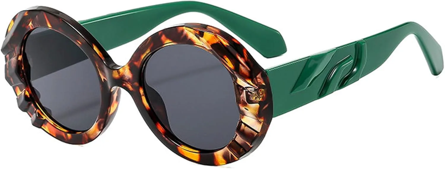 Винтажные круглые роскошные солнцезащитные очки Willochra для женщин и мужчин, модные, с толстой оправой, овальные, трендовые, с защитой от УФ-излучения UV400, C2
Винтажные круглые роскошные солнцезащитные очки Willochra для женщин и мужчин, модные, с толстой оправой, овальные, трендовые, с защитой от УФ-излучения UV400, C2