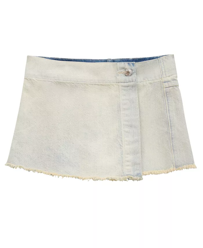 Джинсовая юбка-шорты Big Girls GUESS, синий 
Джинсовая юбка-шорты Big Girls GUESS, синий