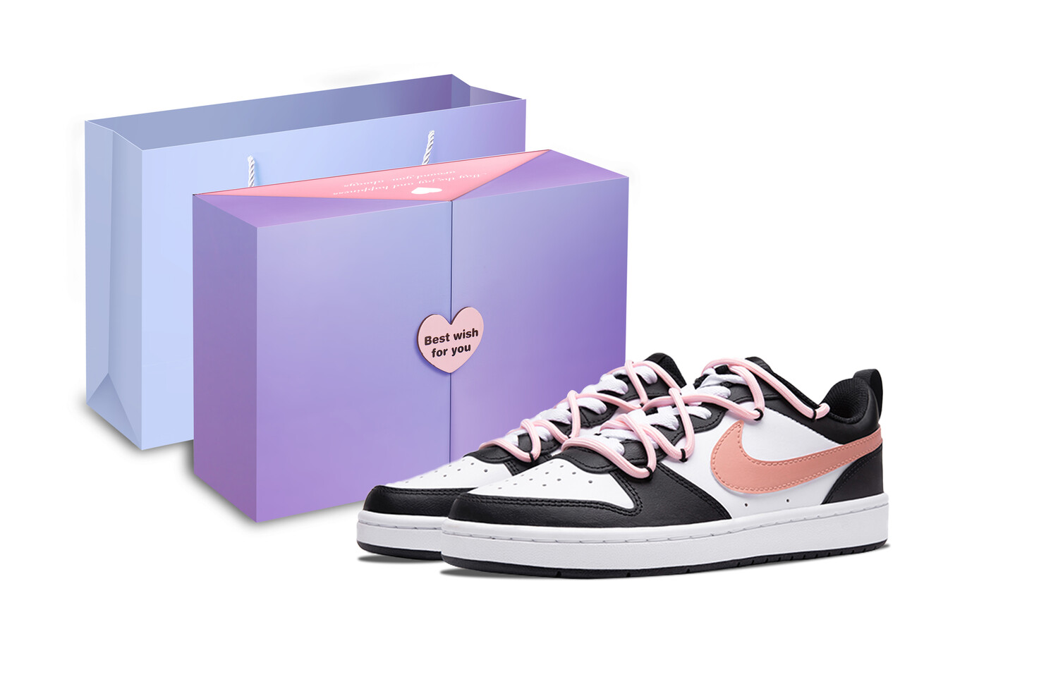 Кроссовки Nike Court Borough Skateboarding Shoes Women's Low-top White, розовый/черный/белый
Кроссовки Nike Court Borough Skateboarding Shoes Women's Low-top White, розовый/черный/белый