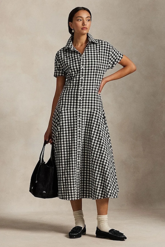 Хлопковое платье Polo Ralph Lauren, черный
Хлопковое платье Polo Ralph Lauren, черный