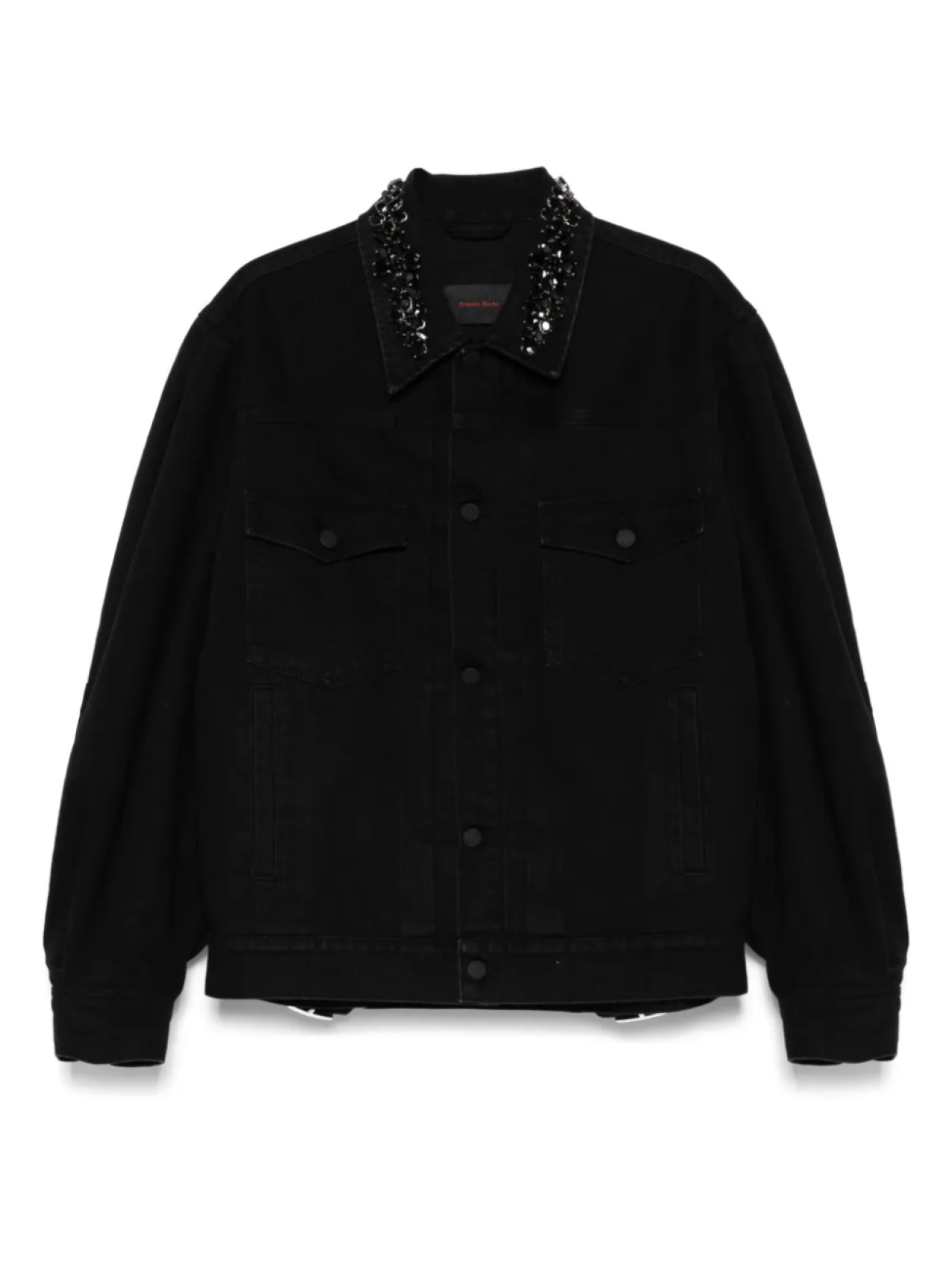 Украшенная джинсовая куртка Simone Rocha, черный
Украшенная джинсовая куртка Simone Rocha, черный