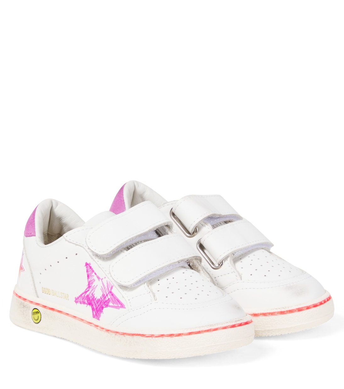 Кроссовки Ball Star из кожи с принтом Golden Goose Kids, White/Fucsia
Кроссовки Ball Star из кожи с принтом Golden Goose Kids, White/Fucsia