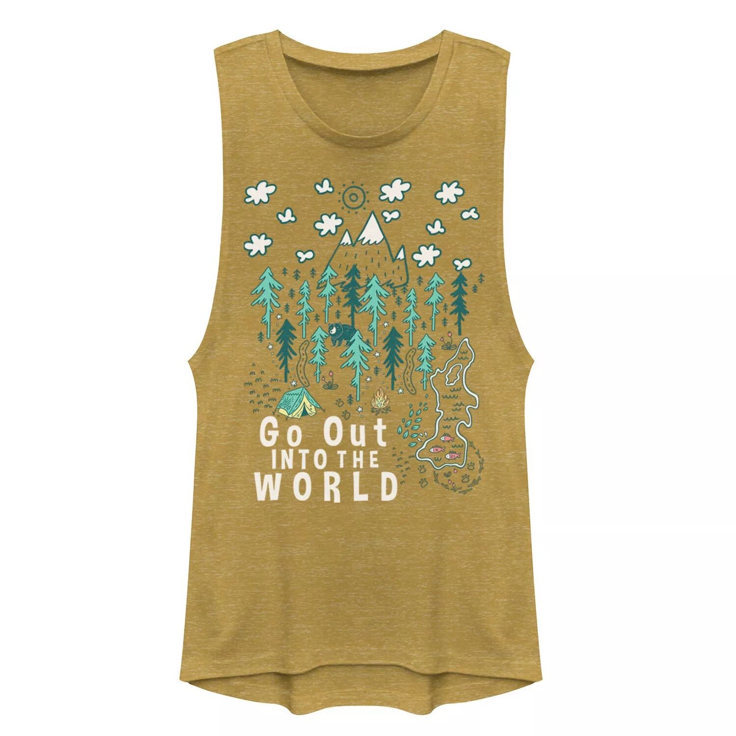 Мускулистая футболка для юниоров "Go Out Into The World"
Мускулистая футболка для юниоров "Go Out Into The World"