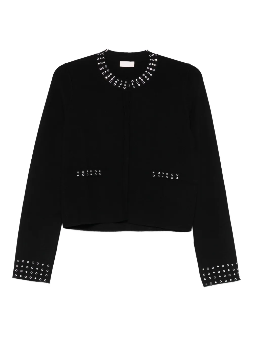 Кардиган с отделкой люверсами Liu Jo, черный
Кардиган с отделкой люверсами Liu Jo, черный