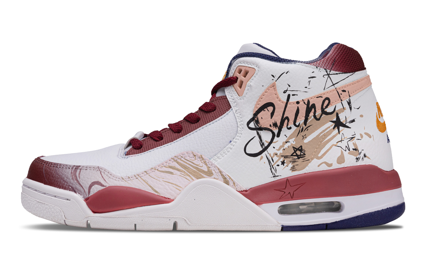 Nike Легендарные баскетбольные кроссовки Flight Legacy Vintage мужские мид-топ White/Red/Pink/Orange/Blue
Nike Легендарные баскетбольные кроссовки Flight Legacy Vintage мужские мид-топ White/Red/Pink/Orange/Blue