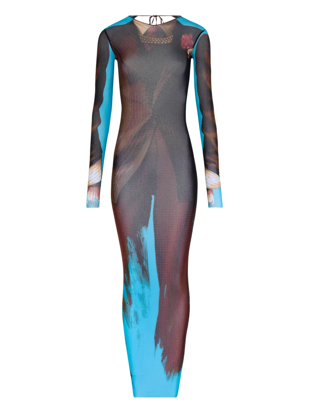 Платье макси Tennis с открытой спиной Jean Paul Gaultier, коричневый
Платье макси Tennis с открытой спиной Jean Paul Gaultier, коричневый