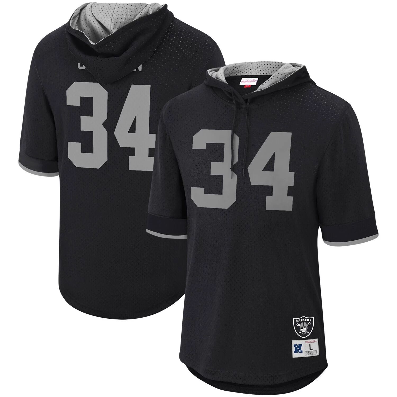 Мужская футболка с капюшоном Mitchell & Ness Bo Jackson Black Los Angeles Raiders Retired Player с сеткой имени и номера
Мужская футболка с капюшоном Mitchell & Ness Bo Jackson Black Los Angeles Raiders Retired Player с сеткой имени и номера
