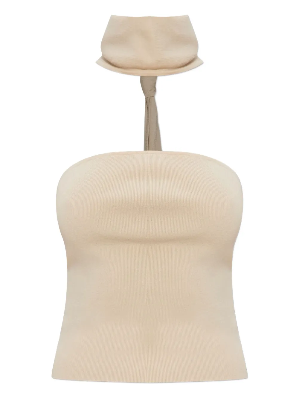 Ребристый топ с узлом Cult Gaia, нейтральный
Ребристый топ с узлом Cult Gaia, нейтральный