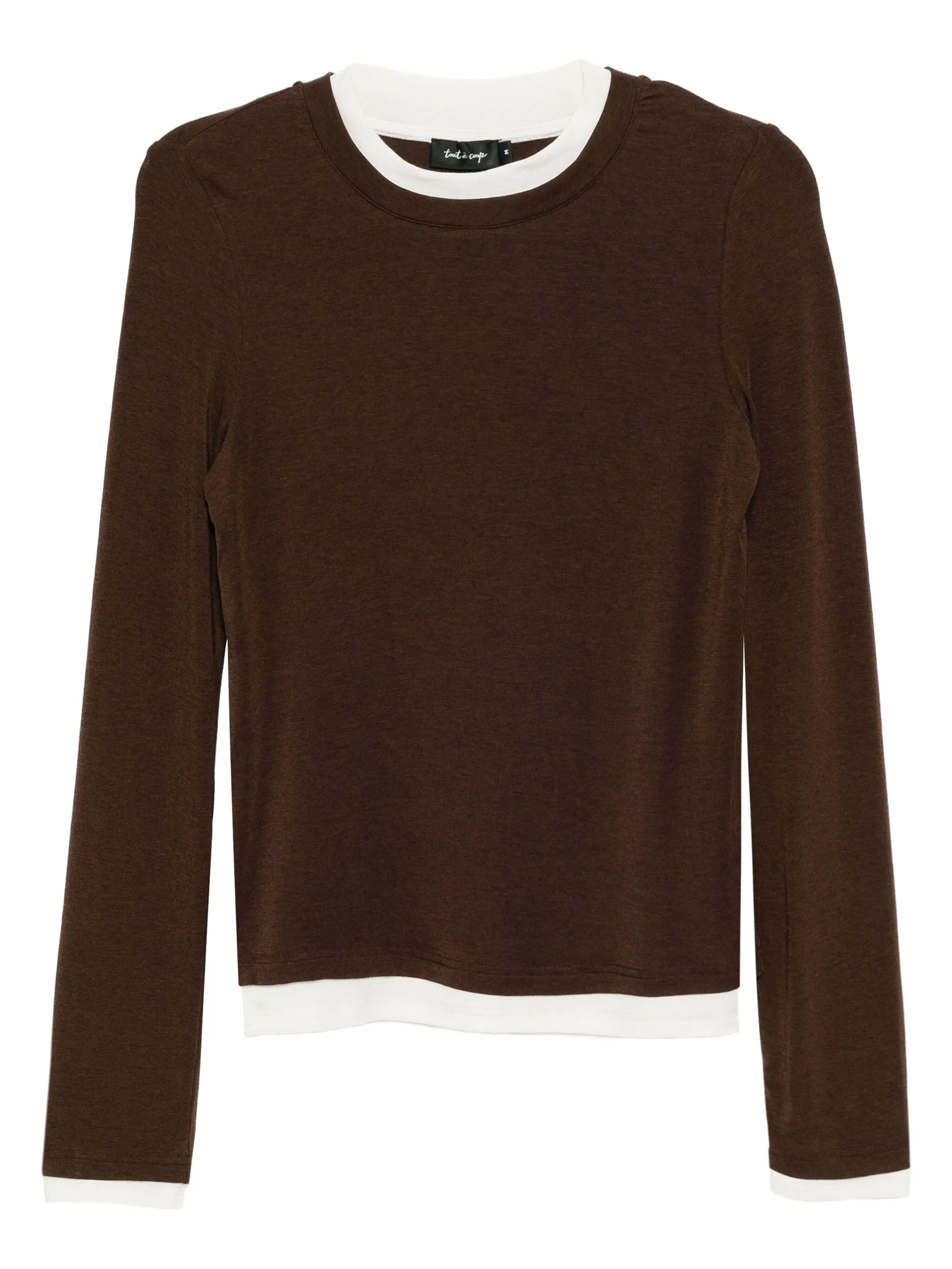 Многослойная футболка Tout A Coup, коричневый
Многослойная футболка Tout A Coup, коричневый