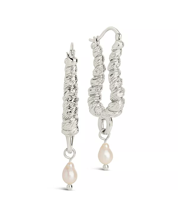 Серьги-Кольца Sylvie с каплевидным культивированным пресноводным жемчугом золотистого или серебристого оттенка Sterling Forever, silver
Серьги-Кольца Sylvie с каплевидным культивированным пресноводным жемчугом золотистого или серебристого оттенка Sterling Forever, silver