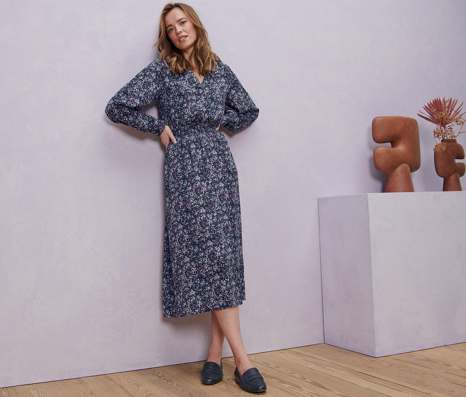 Платье миди с цветочным принтом Tchibo
Платье миди с цветочным принтом Tchibo