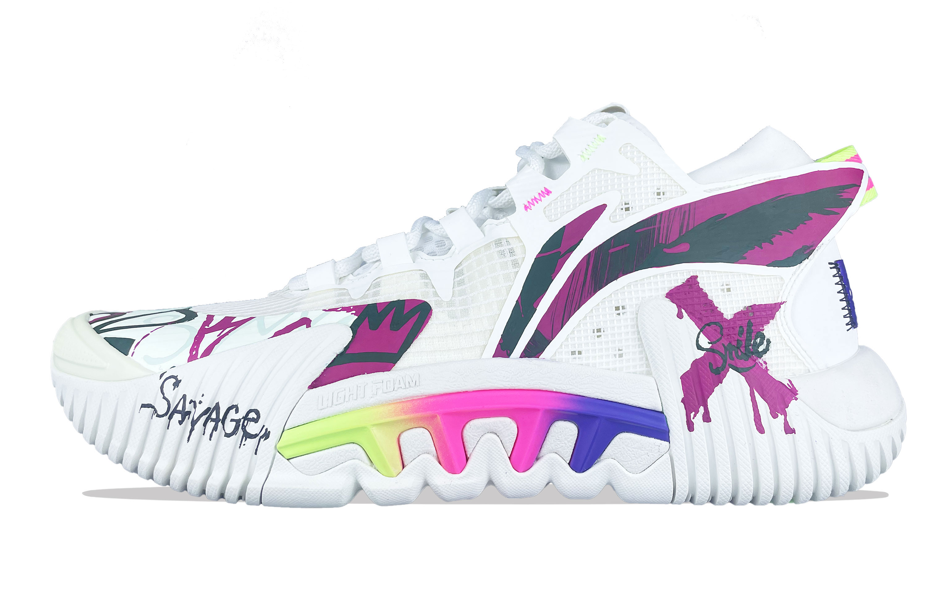 LINING Баскетбольные кроссовки Badfive 2 Low Rebound с низким отскоком, противоскользящие и износостойкие, мужские, розовые, белые
LINING Баскетбольные кроссовки Badfive 2 Low Rebound с низким отскоком, противоскользящие и износостойкие, мужские, розовые, белые