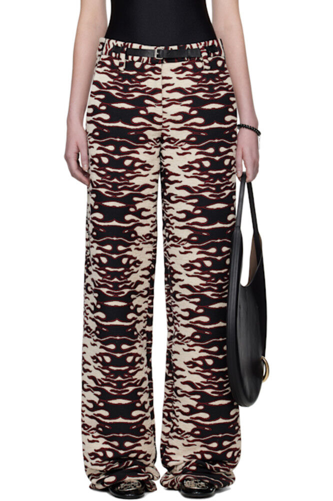 Широкие брюки из жаккарда черного и красного цветов Tory Burch
Широкие брюки из жаккарда черного и красного цветов Tory Burch