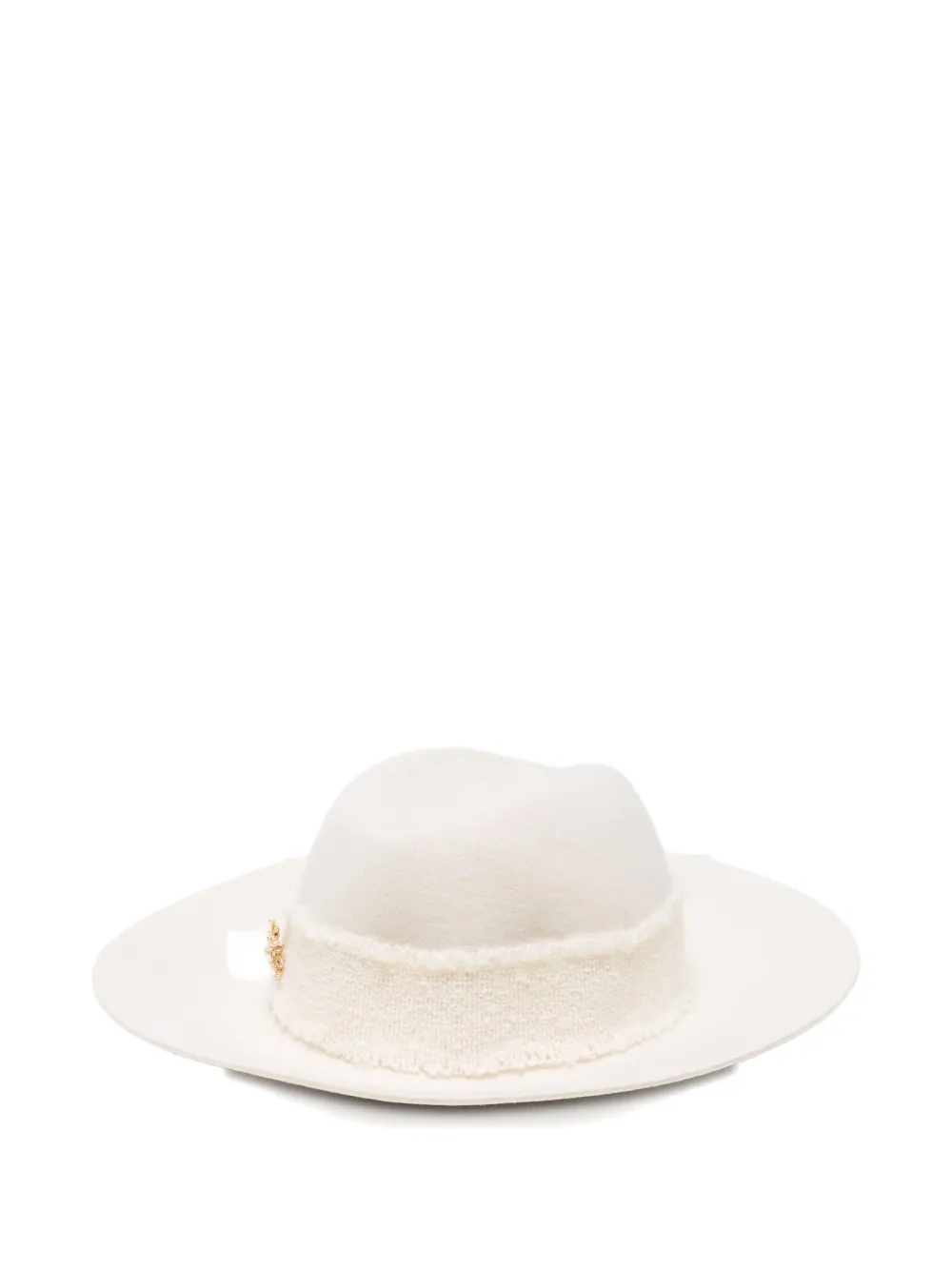 Украшенная фетровая шляпа Borsalino, белый
Украшенная фетровая шляпа Borsalino, белый