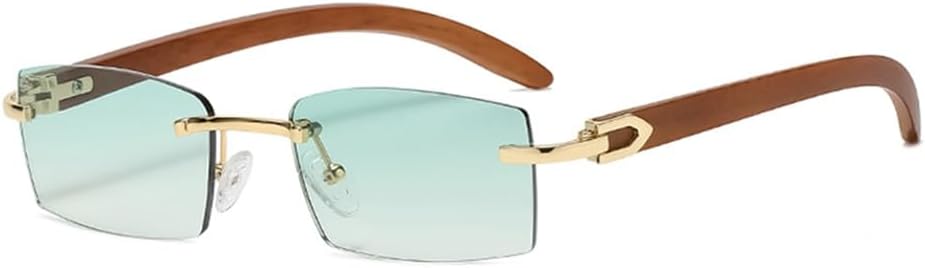 Женские солнцезащитные очки без оправы с защитой от УФ-излучения UV400, квадратные солнцезащитные очки для мужчин без оправы с цветными линзами UV400 VFDHN, Green Lens
Женские солнцезащитные очки без оправы с защитой от УФ-излучения UV400, квадратные солнцезащитные очки для мужчин без оправы с цветными линзами UV400 VFDHN, Green Lens