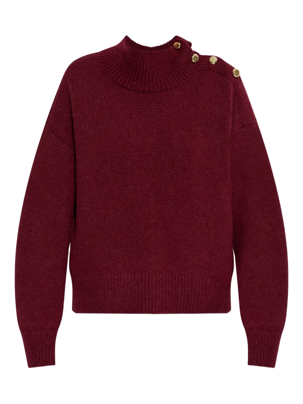 Свитер с высоким воротом и деталями на плечах Kate Spade, красный
Свитер с высоким воротом и деталями на плечах Kate Spade, красный