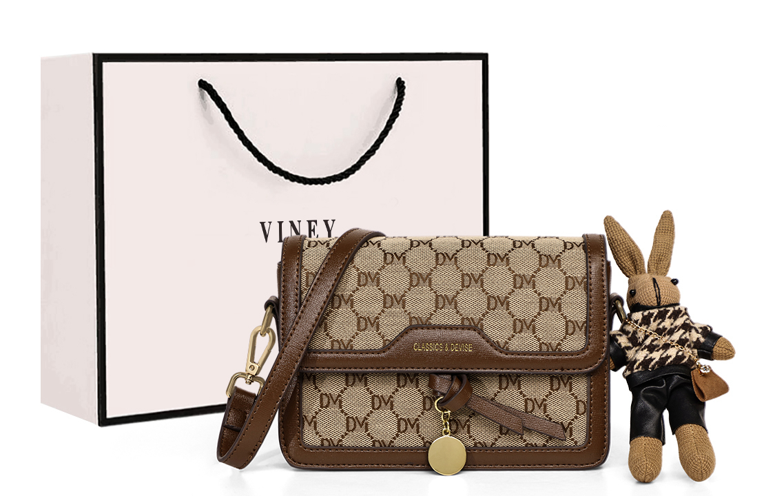 Сумка через плечо из ткани, плечевая сумка, маленькая квадратная сумка Trumpets Women's Coffee VINEY
Сумка через плечо из ткани, плечевая сумка, маленькая квадратная сумка Trumpets Women's Coffee VINEY