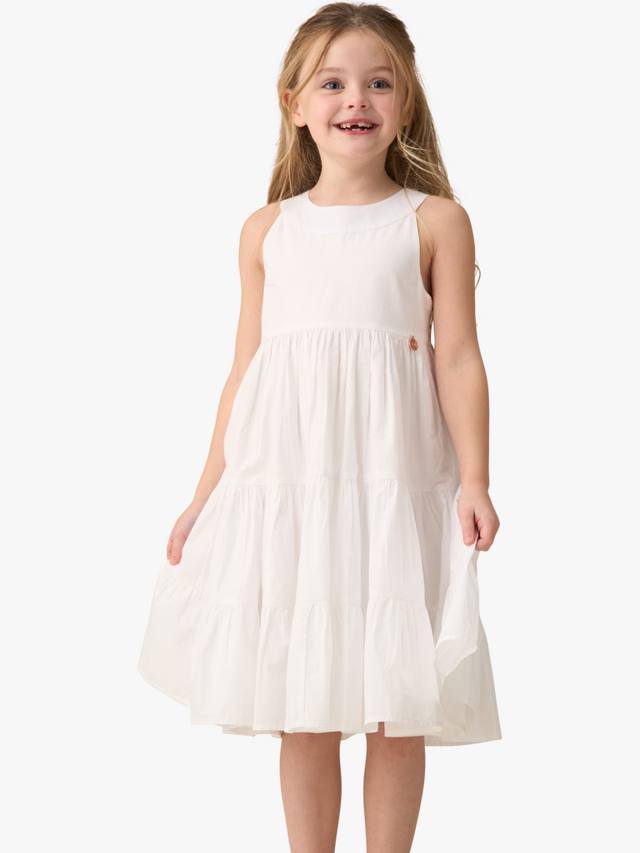 Детское платье с бантом на спине и ярусами из хлопка Angel & Rocket, White
Детское платье с бантом на спине и ярусами из хлопка Angel & Rocket, White