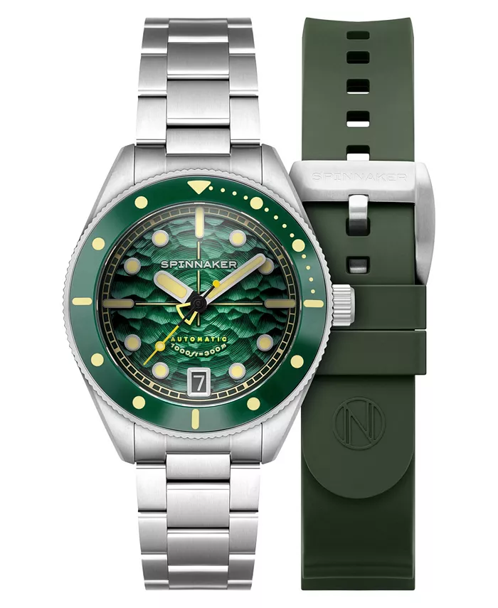 Мужские часы Challenger Automatic с браслетом из цельной нержавеющей стали, 42 мм Spinnaker
Мужские часы Challenger Automatic с браслетом из цельной нержавеющей стали, 42 мм Spinnaker