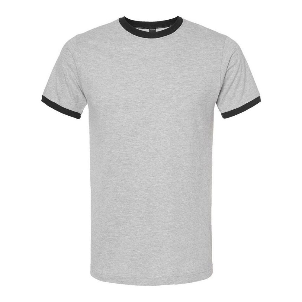 Футболка унисекс из тонкого джерси Tultex Ringer, цвет Erica Grey Black
Футболка унисекс из тонкого джерси Tultex Ringer, цвет Erica Grey Black