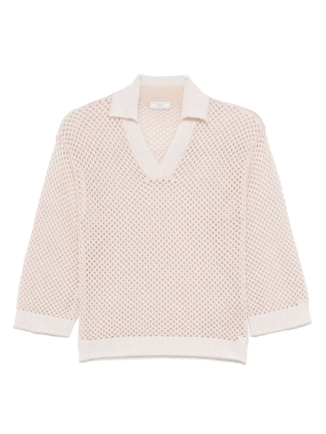 Свитер, украшенный пайетками Peserico, розовый
Свитер, украшенный пайетками Peserico, розовый