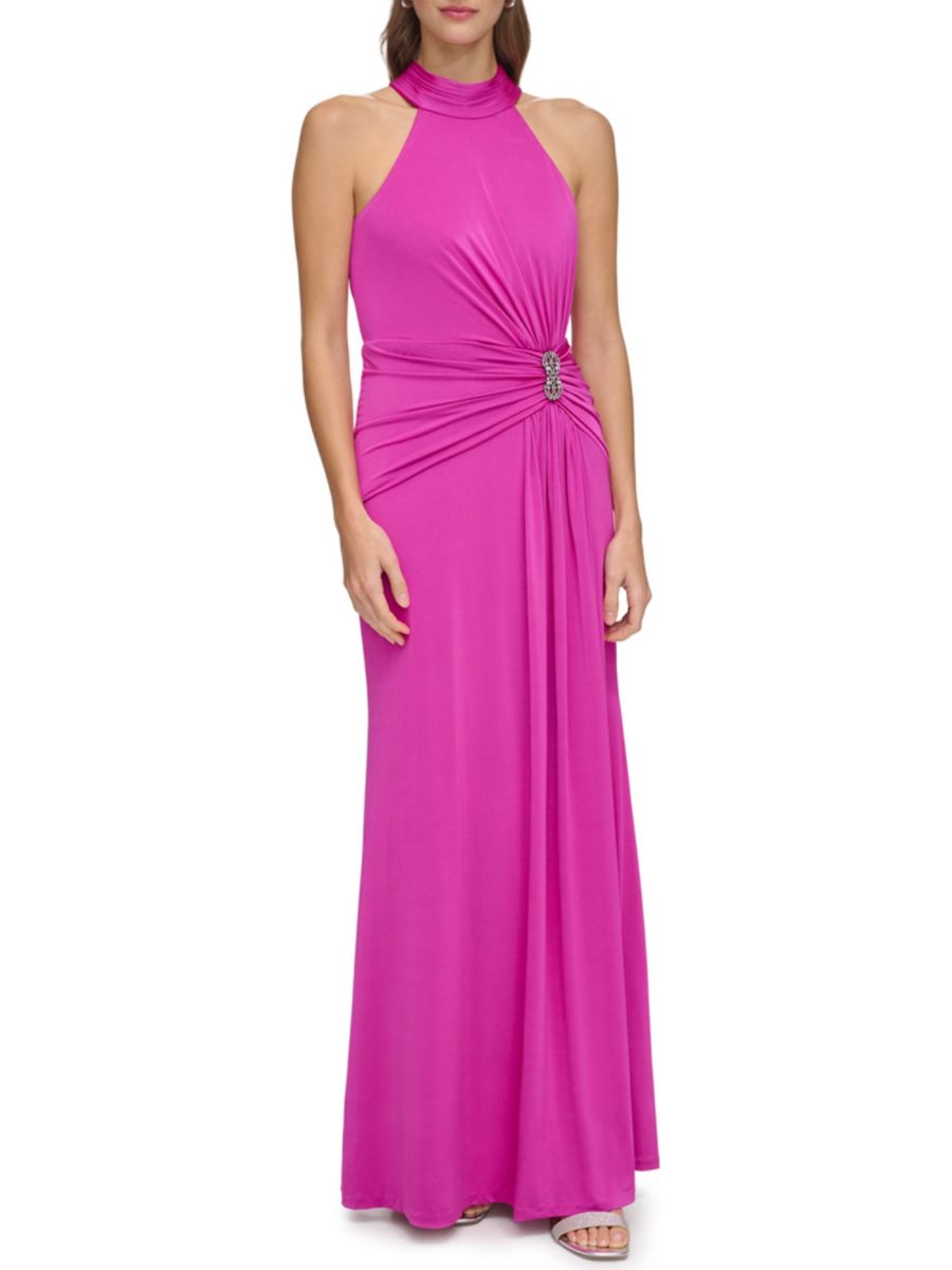 Платье с высоким воротом, украшенное кристаллами и драпировкой Eliza J, цвет Berry
Платье с высоким воротом, украшенное кристаллами и драпировкой Eliza J, цвет Berry