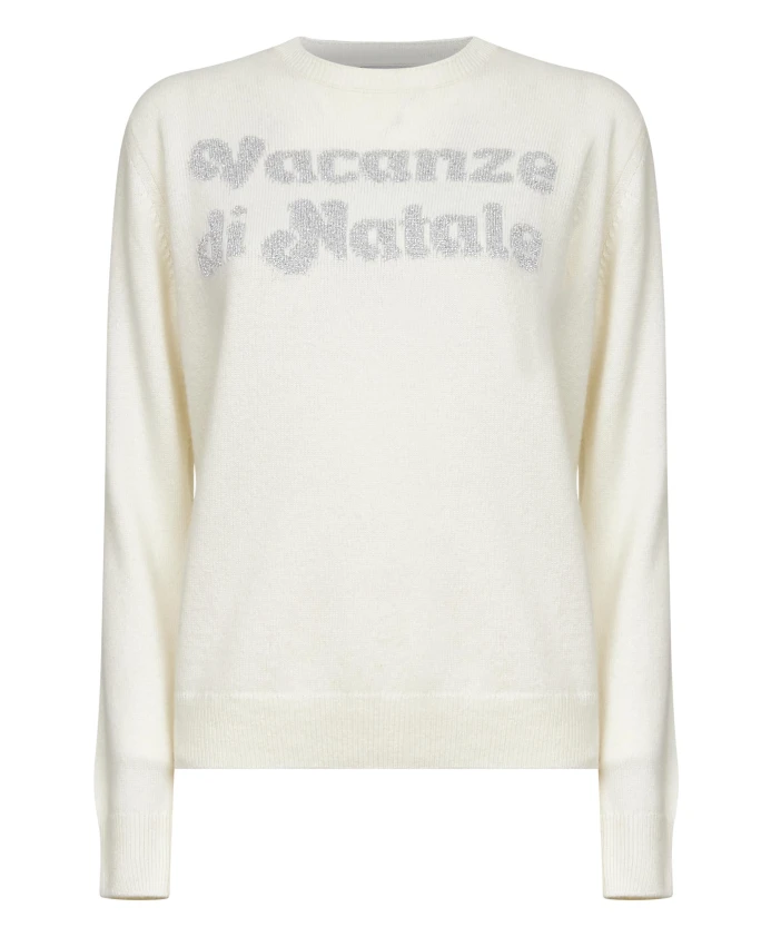 Праздничный свитер с надписью из люрекса Mc2 Saint Barth, бежевый
Праздничный свитер с надписью из люрекса Mc2 Saint Barth, бежевый