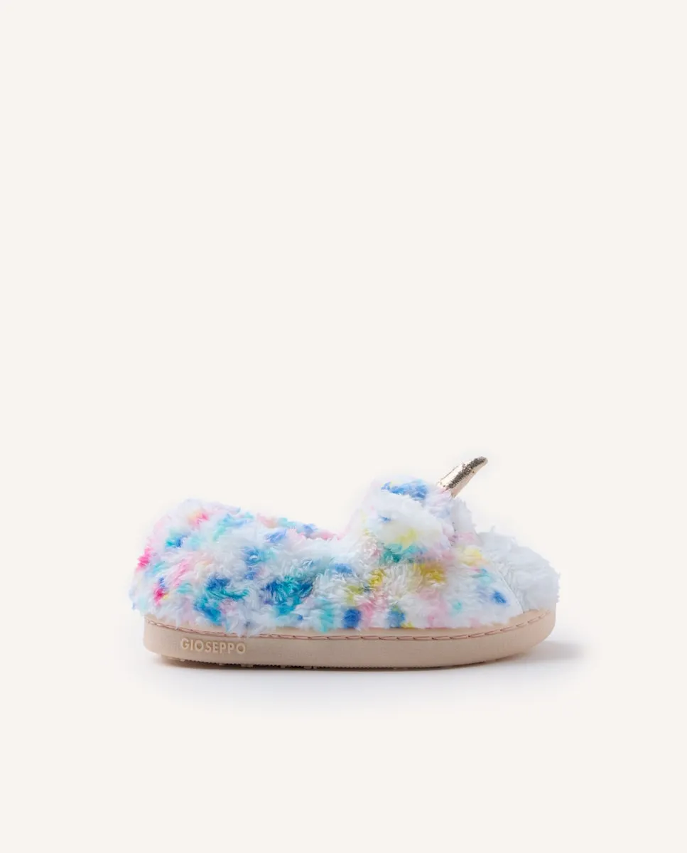 Домашние тапочки для девочек с открытой пяткой из меха и нескользящей подошвой Gioseppo, мультиколор
Домашние тапочки для девочек с открытой пяткой из меха и нескользящей подошвой Gioseppo, мультиколор
