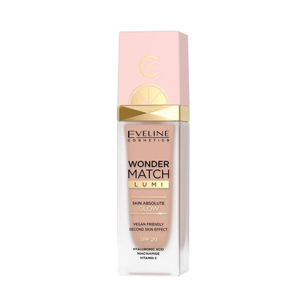Wonder Match Illuminating Foundation с витамином С Eveline Cosmetics
Wonder Match Illuminating Foundation с витамином С Eveline Cosmetics