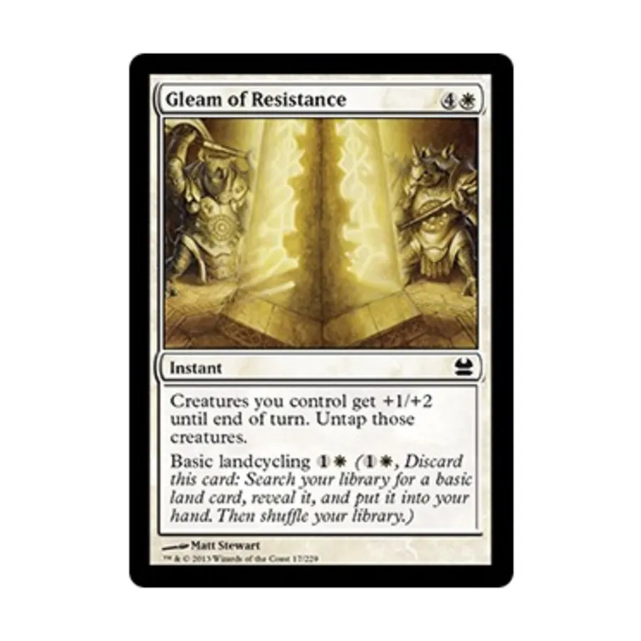 CCG Проблеск сопротивления (С), MTG - Modern Masters 2013
CCG Проблеск сопротивления (С), MTG - Modern Masters 2013