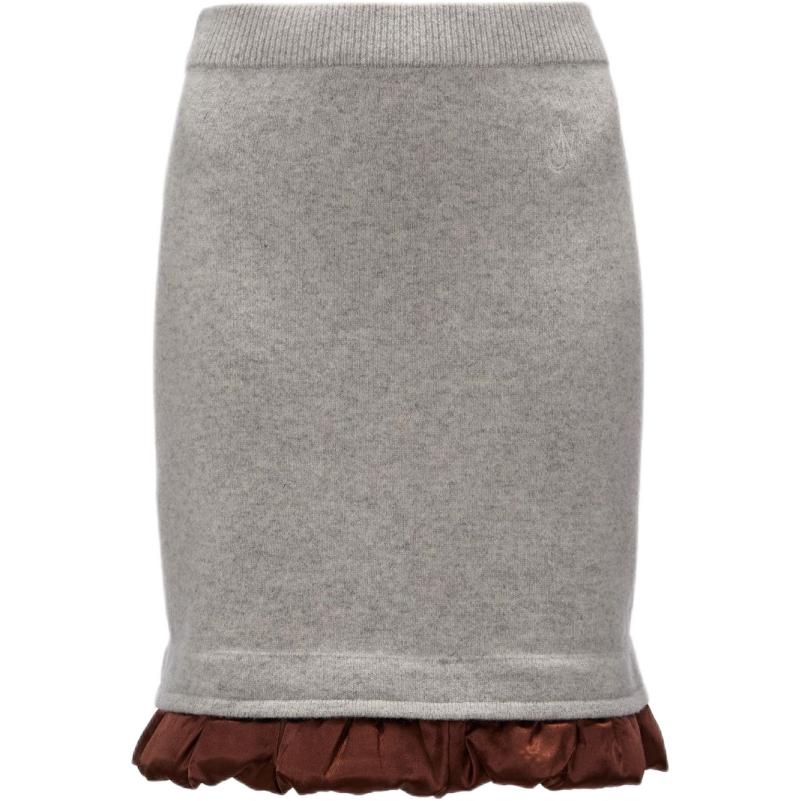 Мини-юбка с атласной отделкой JW Anderson, светло-серая
Мини-юбка с атласной отделкой JW Anderson, светло-серая