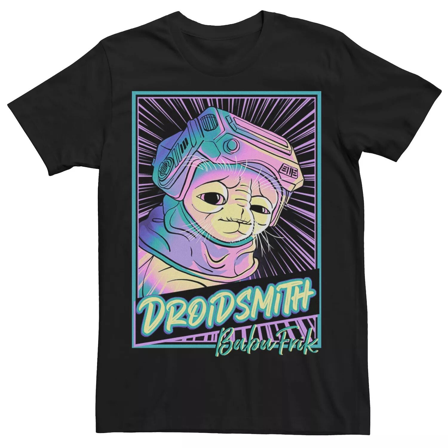 Мужская футболка с неоновым плакатом «Звездные войны: Скайуокер. Восхождение Бабу Фрик» Licensed Character, черный
Мужская футболка с неоновым плакатом «Звездные войны: Скайуокер. Восхождение Бабу Фрик» Licensed Character, черный