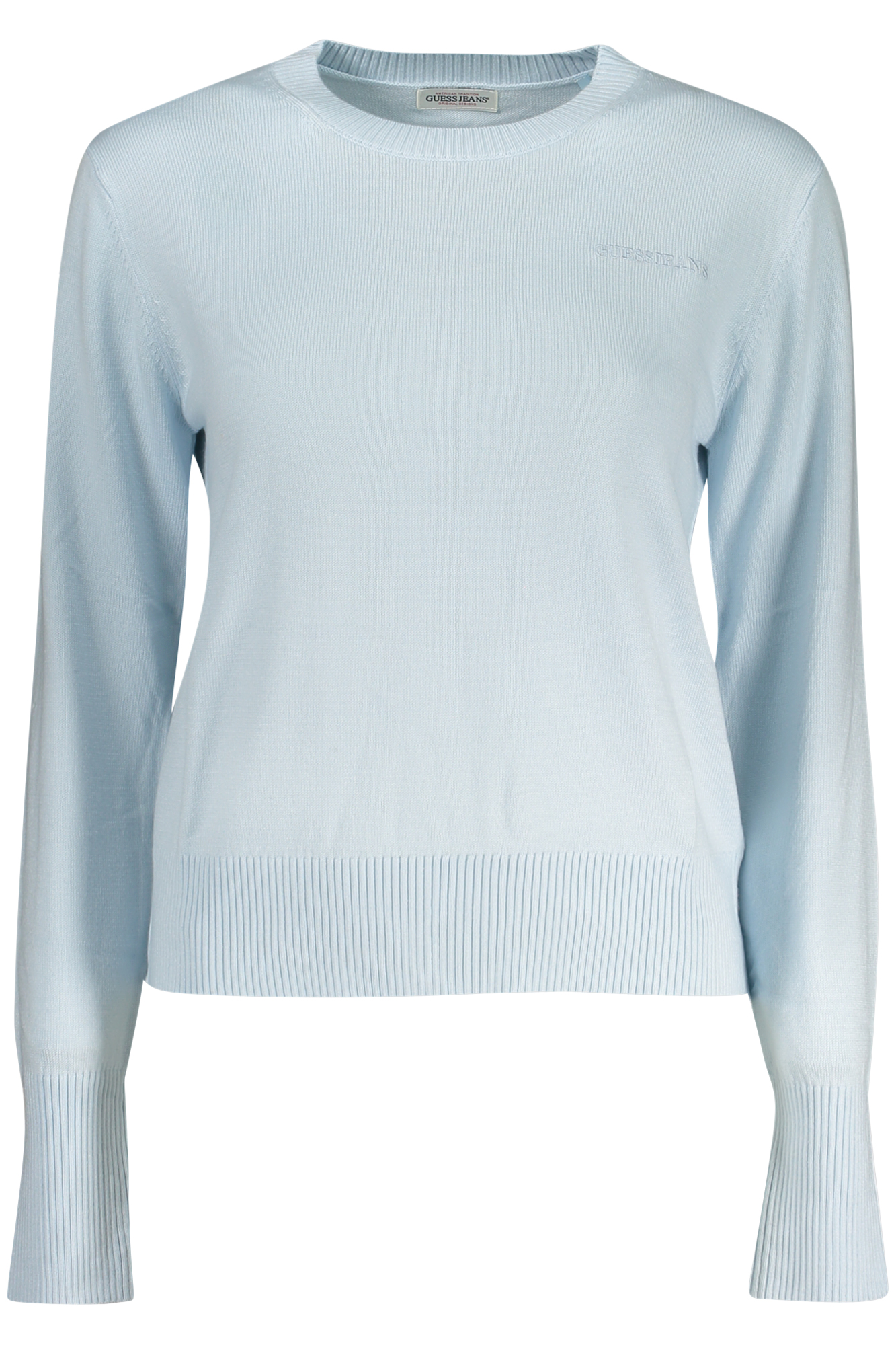 Женский джемпер Guess Jeans с круглым вырезом и логотипом, голубой
Женский джемпер Guess Jeans с круглым вырезом и логотипом, голубой