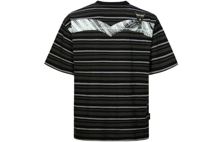 Футболка мужская черная в полоску Evisu, черный
Футболка мужская черная в полоску Evisu, черный