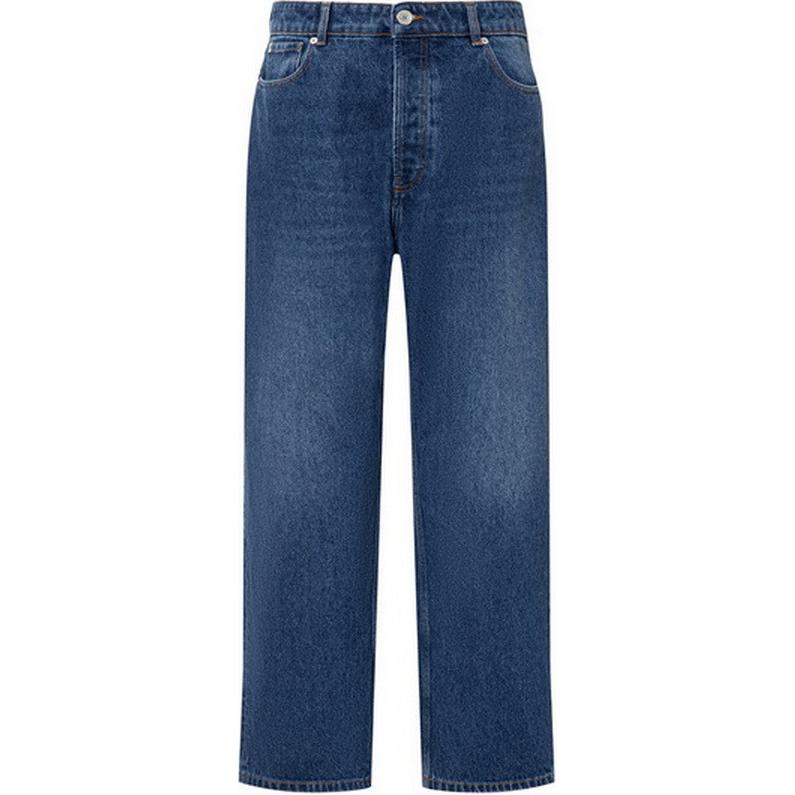 Джинсы прямого кроя с нашивкой Ami Logo AMIPARIS, синие
Джинсы прямого кроя с нашивкой Ami Logo AMIPARIS, синие