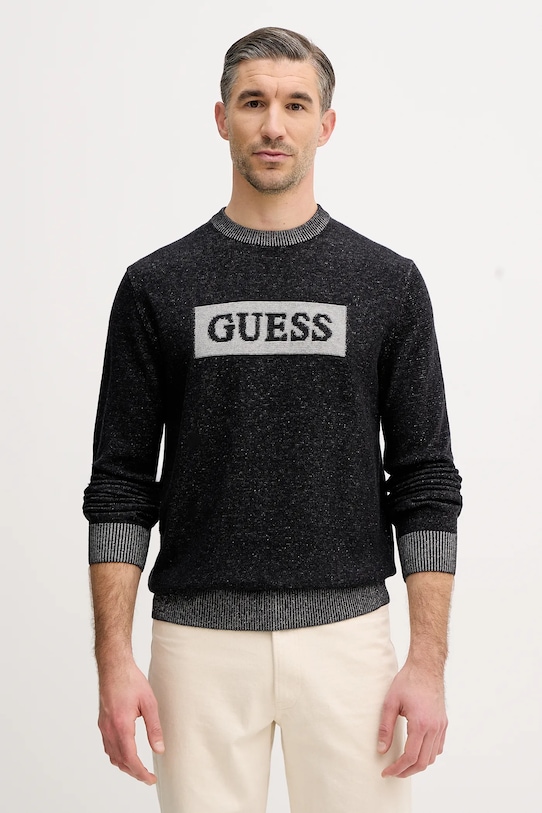 Шерстяной свитер jack Guess, черный
Шерстяной свитер jack Guess, черный
